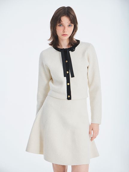 美品FURFUR ニットワンピース　セットアップ　ライトブルー　F FUR0125F0135_zo_a010.jpg