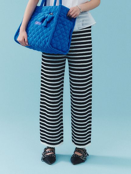 クロシェニットパンツ(ロングパンツ)｜ボトムス｜FURFUR（ファーファー