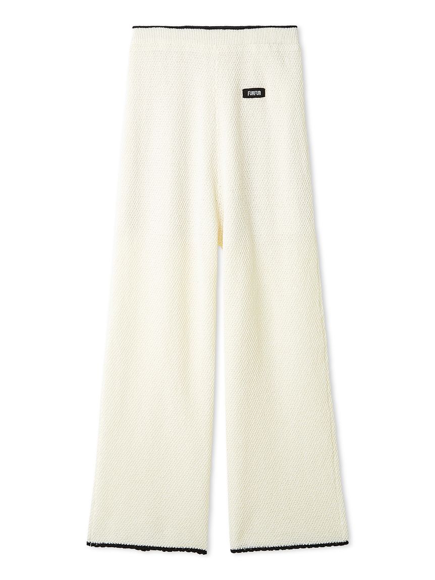 クロシェニットパンツ(ロングパンツ)｜ボトムス｜FURFUR（ファーファー
