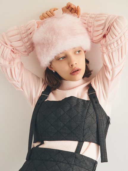30日まで最終値下げ新品タグ付き✴︎FURFUR✴︎パッチワークファーコート トップス PRE-ORDER(予約)のアイテム｜FURFUR（ファーファー