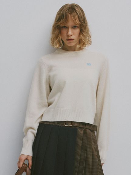 新品未使用FURFUR（ファーファー） チェックジャガードニットトップス FURFUR（ファーファー）の「チェックジャガードニットトップス（ニット