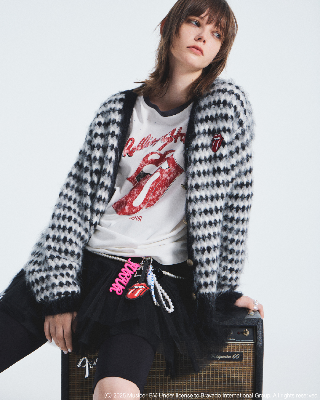 ローリング・ストーンズ】刺繍カーディガン(ニット)｜トップス｜FURFUR