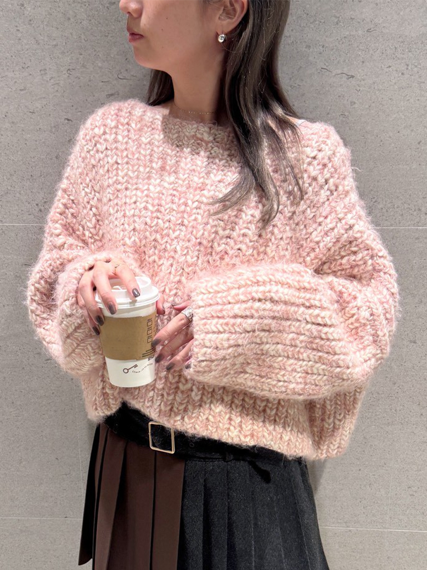 ミックスヤーンチャンキーセーター(ニット)｜トップス｜FURFUR（ファー