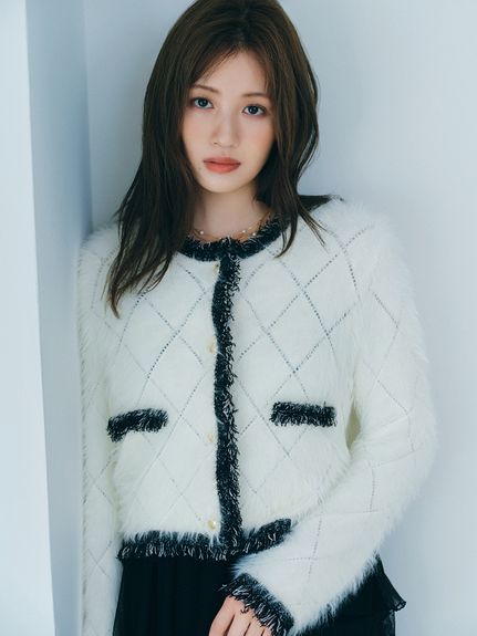 【最終値下げ⠀】FURFUR ツイードスタジャン 最終値下げ⠀】FURFUR ツイードスタジャン