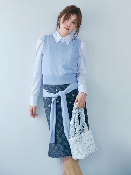 ボレロレイヤーベストセット(ニット)｜トップス｜FURFUR（ファーファー