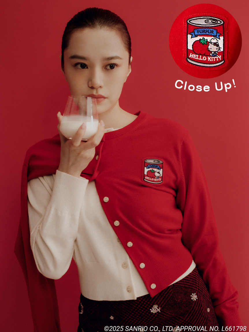HELLO KITTYワッペンカーディガン(カーディガン)｜トップス｜FURFUR