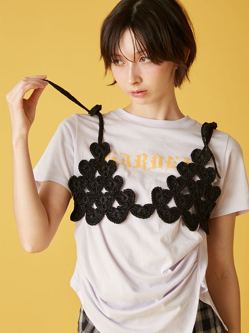 かぎ針ハートモチーフビスチェ(ニット)｜トップス｜FURFUR（ファー