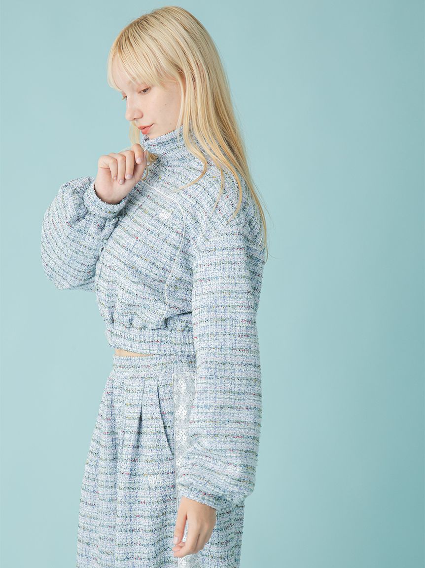 ツイーディトラックブルゾン(ジャケット)｜アウター｜FURFUR（ファー