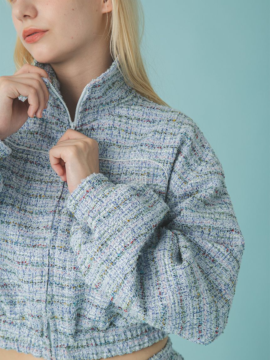 ツイーディトラックブルゾン(ジャケット)｜アウター｜FURFUR（ファー