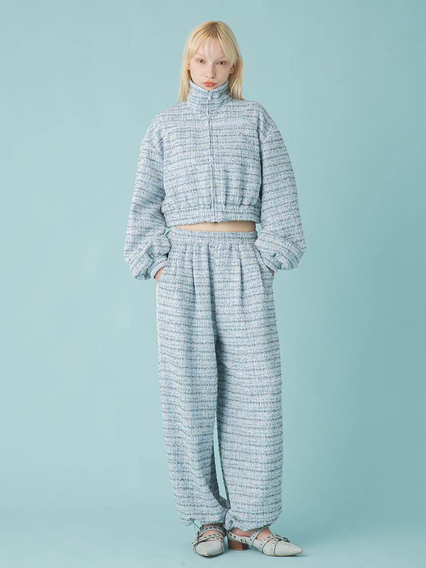 furfur 新作　ツイーディトラックブルゾン ツイーディトラックブルゾン(ジャケット)｜アウター｜FURFUR（ファー