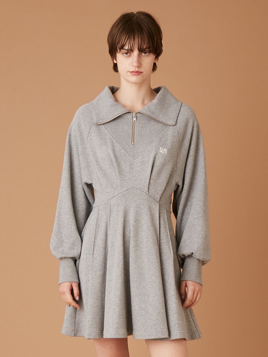 ワンピース Fur pocket mini dress ANDMARY】Fur pocket mini dress