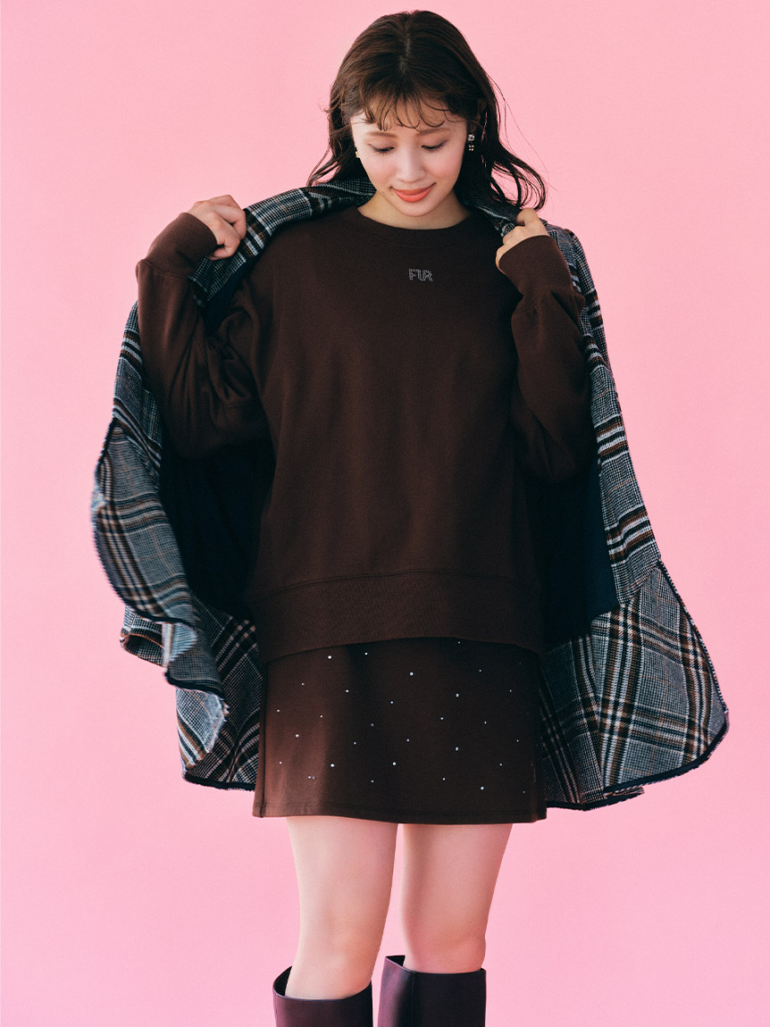 NEW YEAR'S SPECIAL ITEM】クリスタルロゴスウェットセットアップ