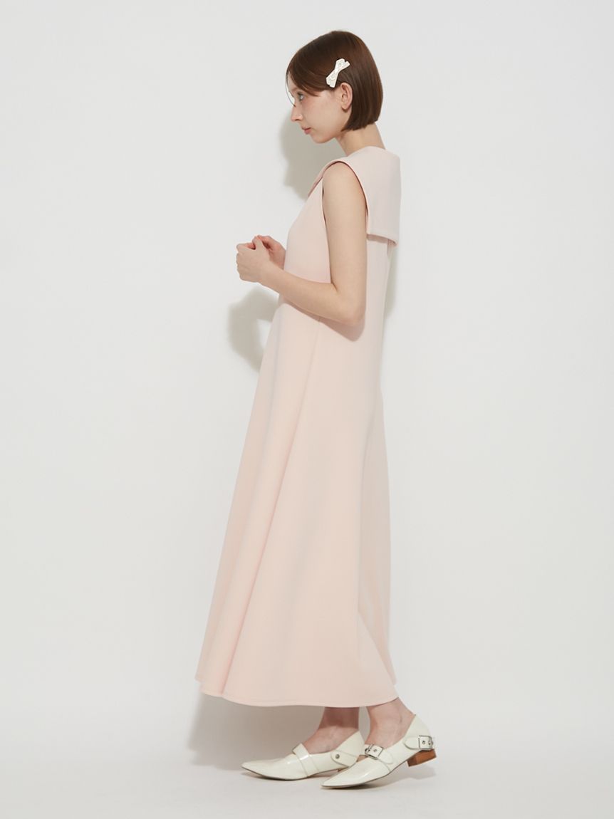 ロゴ刺繍セーラーカラーワンピース(ロングワンピース)｜DRESS｜FURFUR