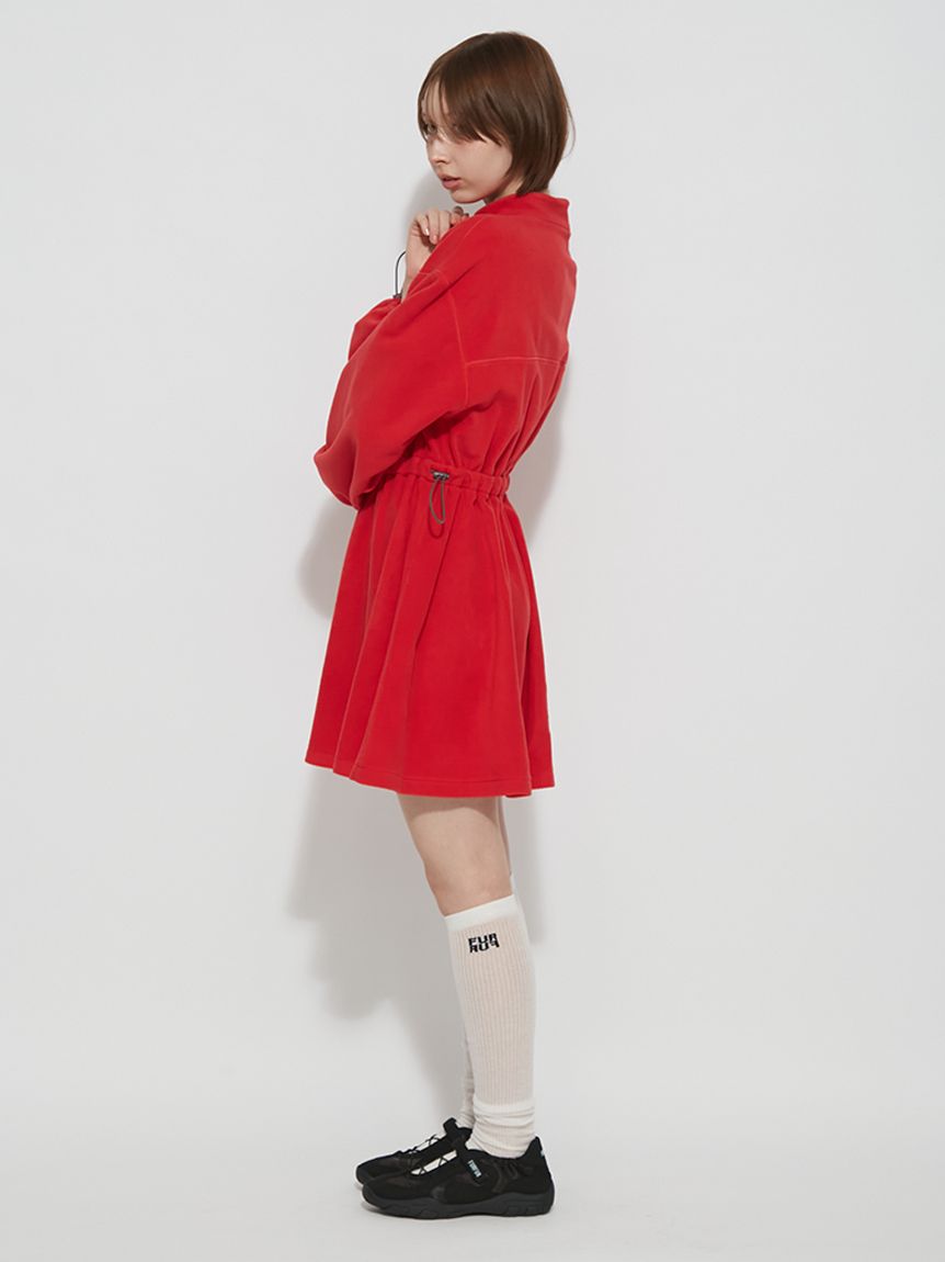 バイカラーフリースミニワンピース(ミニワンピース)｜DRESS｜FURFUR