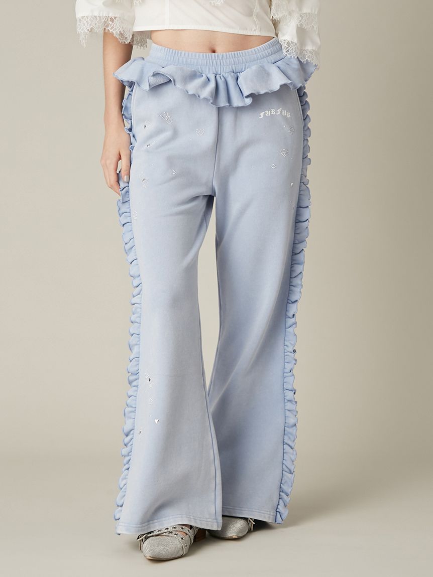 フリルスウェットパンツ(スウェット)｜トップス｜FURFUR（ファーファー