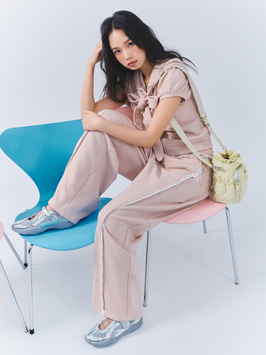 WEB・一部店舗限定カラー】スウェットワイドパンツ(ロングパンツ 