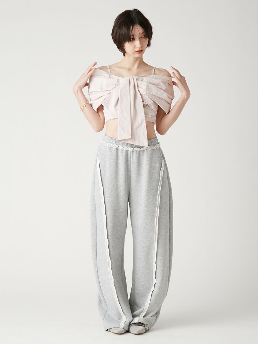 WEB・一部店舗限定カラー】スウェットワイドパンツ(ロングパンツ