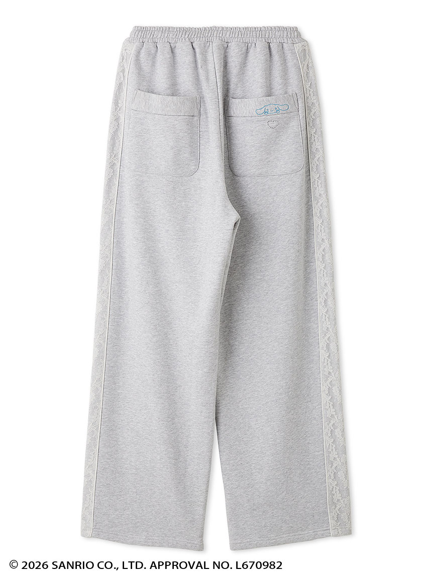 MASH SUMMER WEEK限定】【シナモロール】サイドレーススウェットパンツ