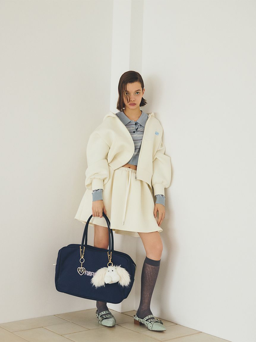 WEB・一部店舗限定カラー】ポンチフレアミニスカート(ミニスカート