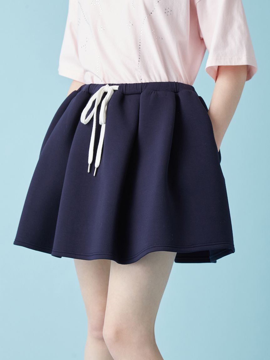 WEB・一部店舗限定カラー】ポンチフレアミニスカート(ミニスカート