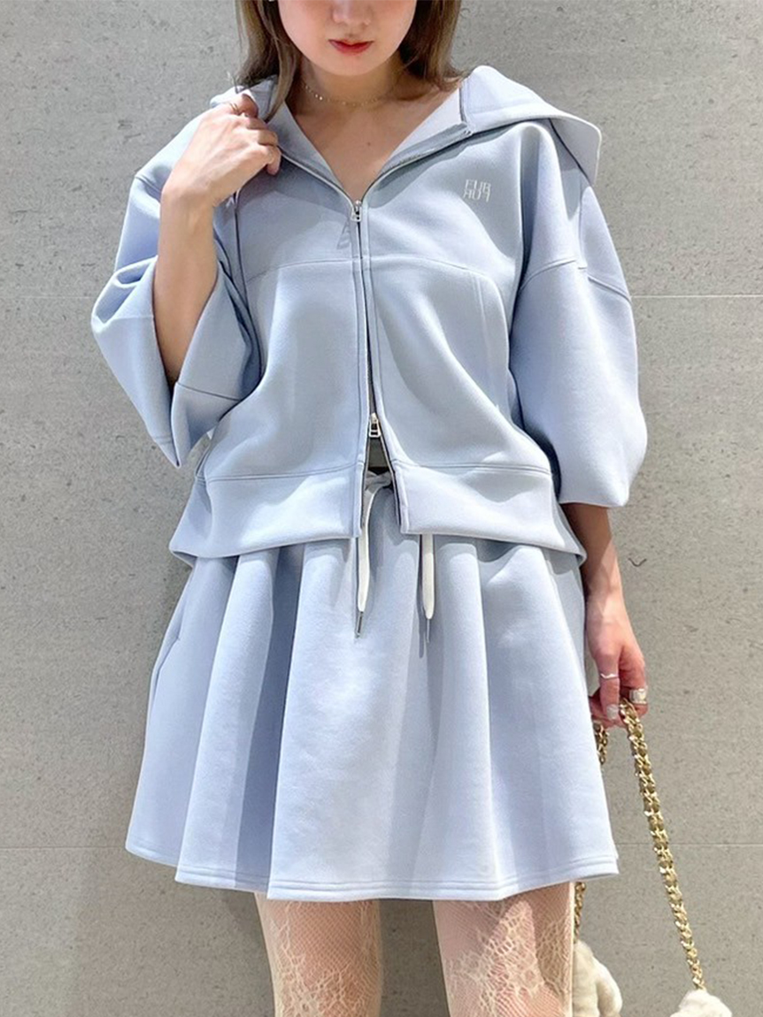 WEB・一部店舗限定カラー】ポンチフレアミニスカート(ミニスカート