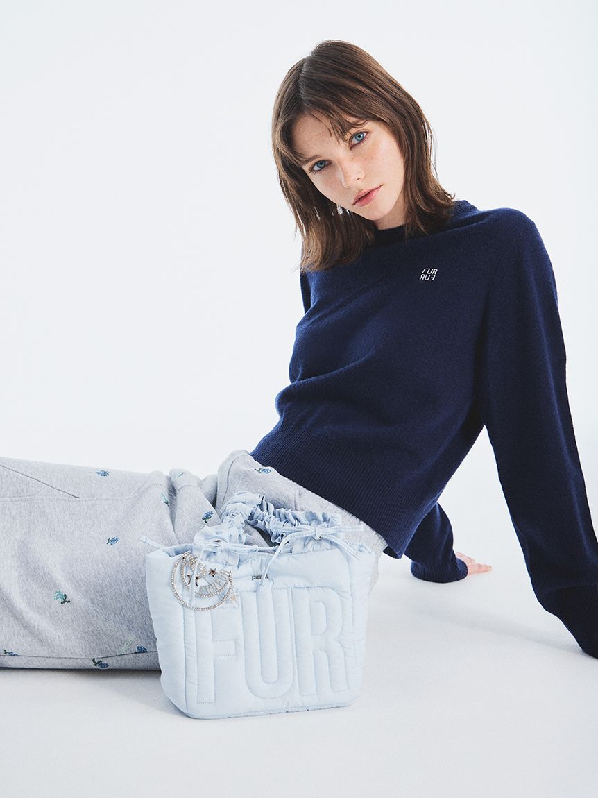 フラワー刺繍スウェットスカート(ロングスカート)｜ボトムス｜FURFUR