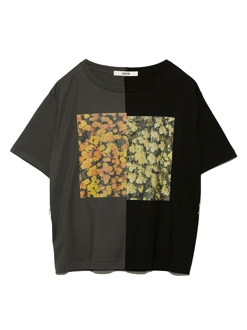 ハーフデザインプリントTシャツ | RWCT221064