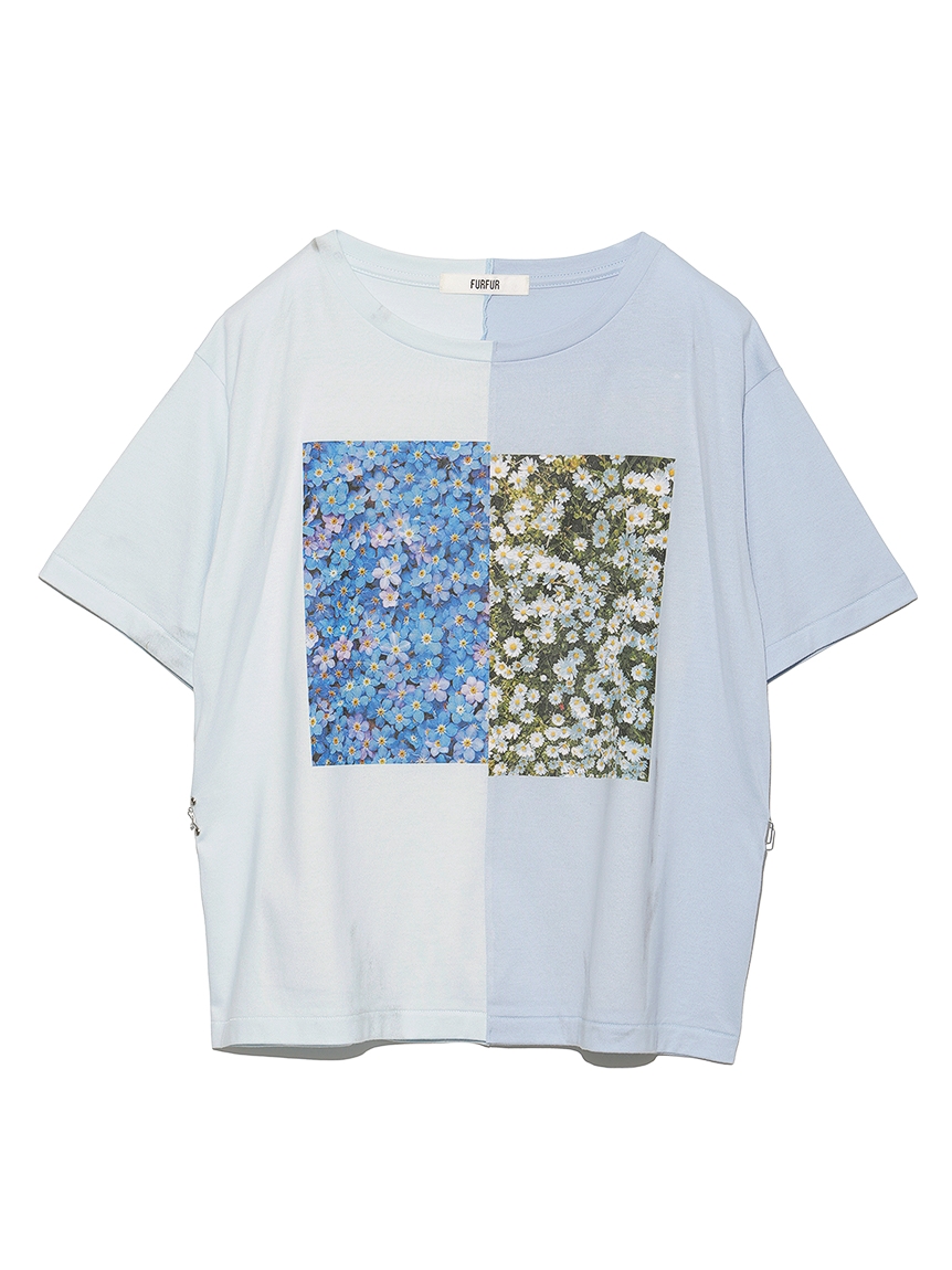 ハーフデザインプリントTシャツ | RWCT221064