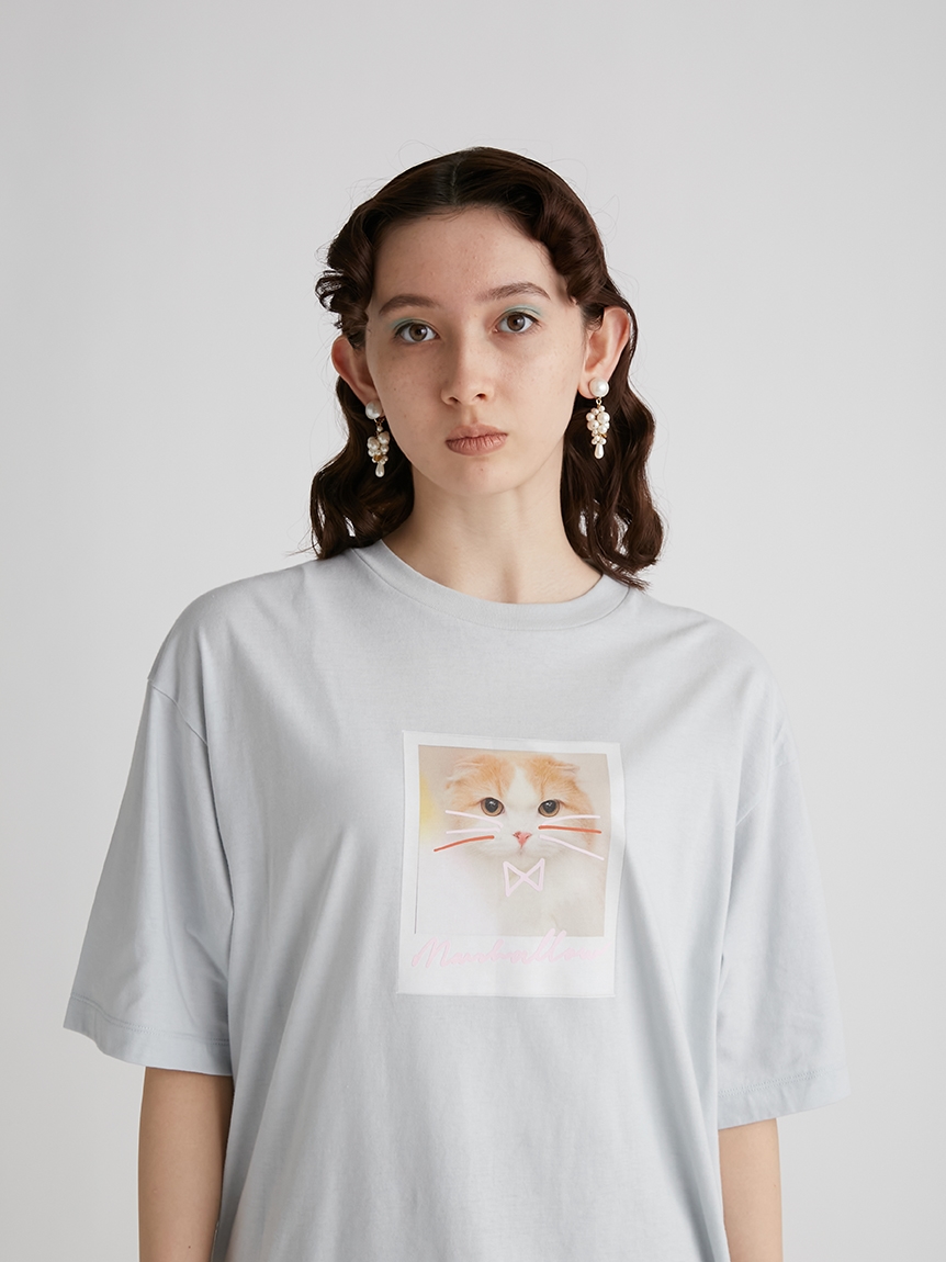 Marshmallow プリントTシャツ | RWCT221066