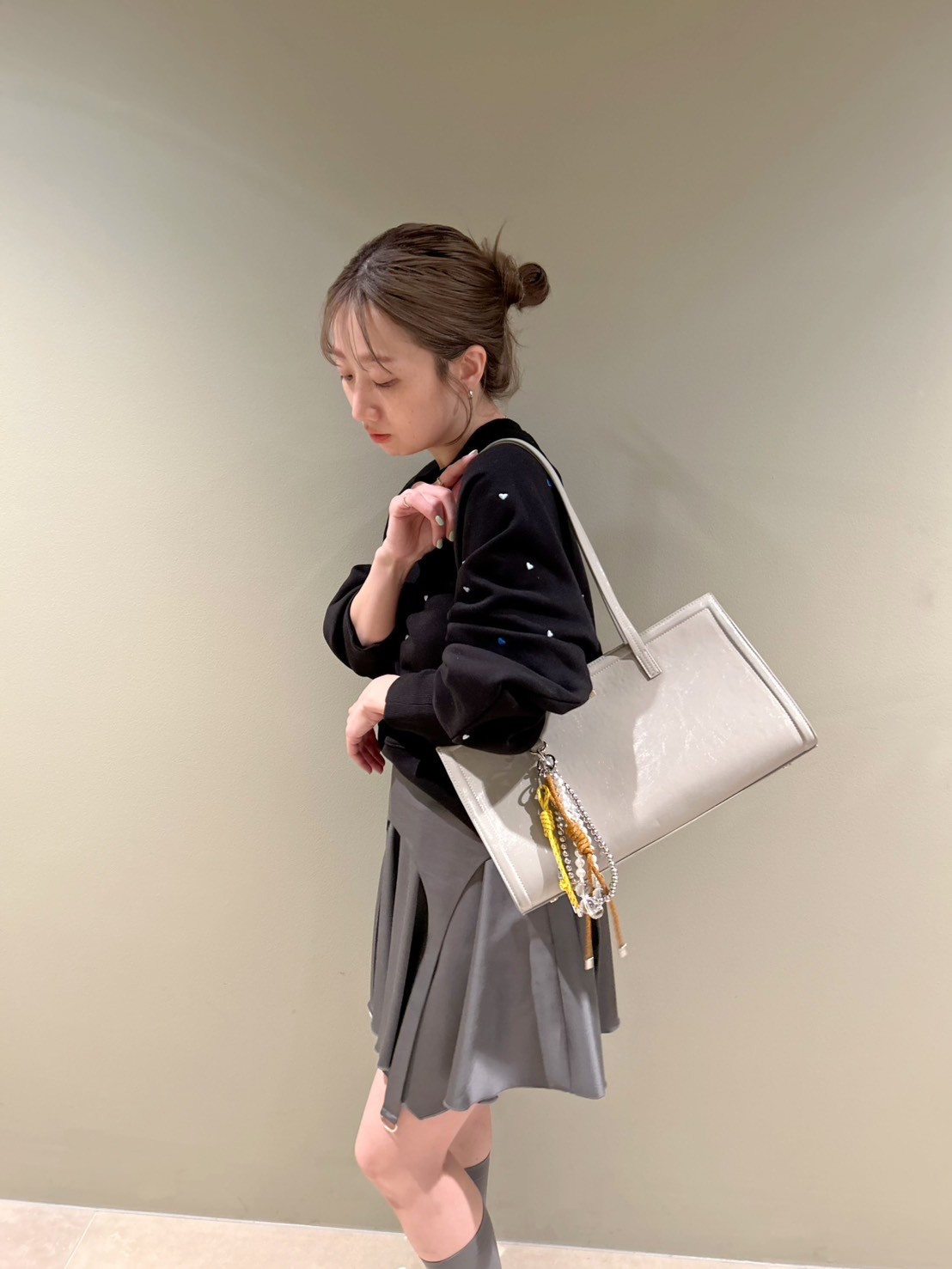 限定カラー】ミニハート刺繍スウェット(スウェット・トレーナー