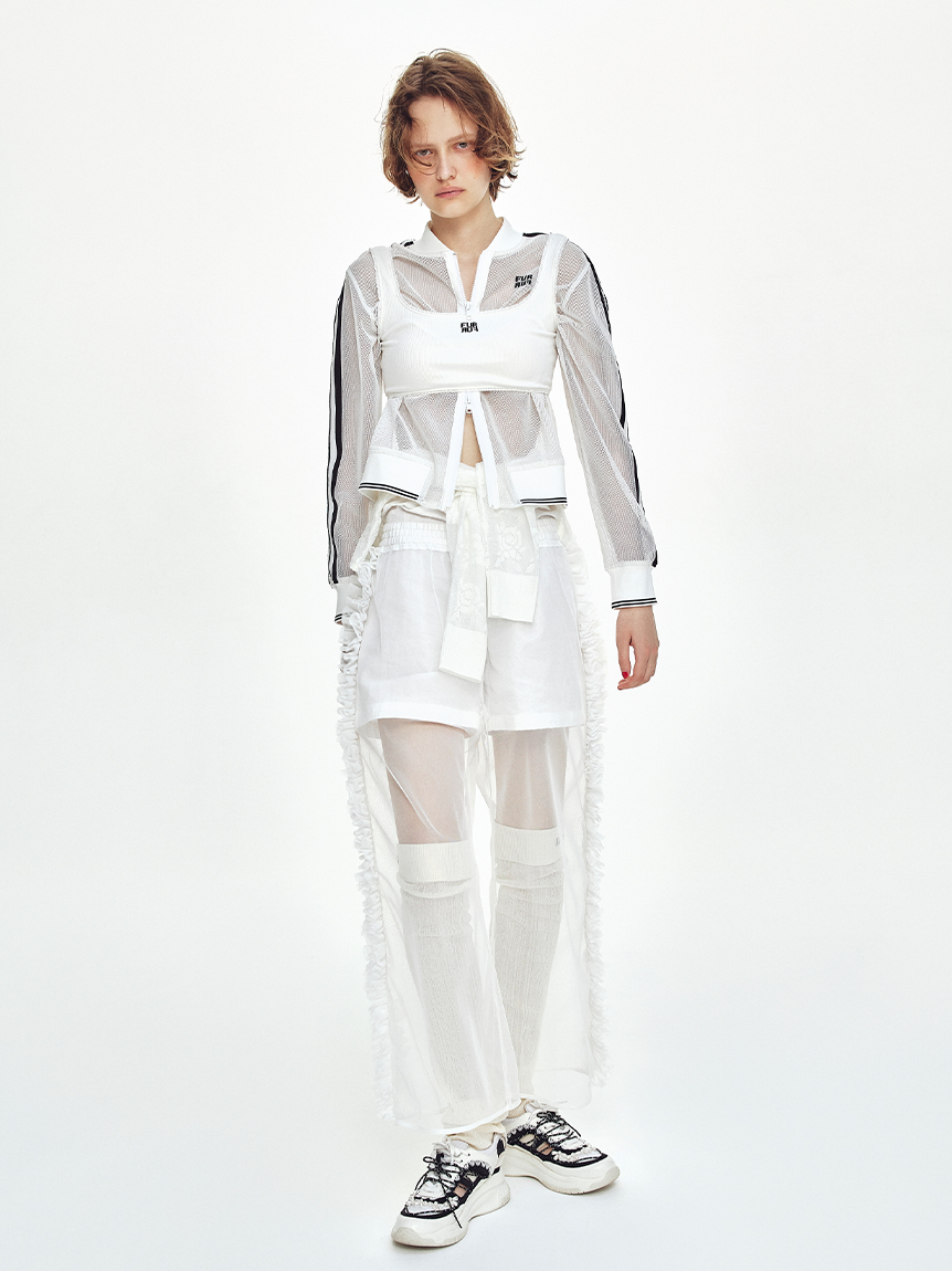 ロゴ刺繍カップインタンクトップ(Tシャツ／カットソー)｜トップス