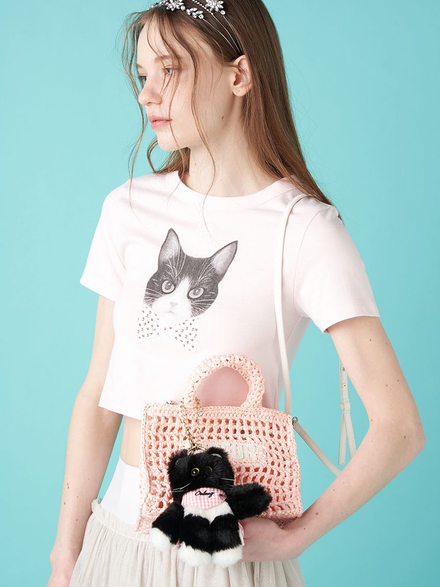 上國料萌衣コラボ】HanaプリントTシャツ（UNISEX）(Tシャツ
