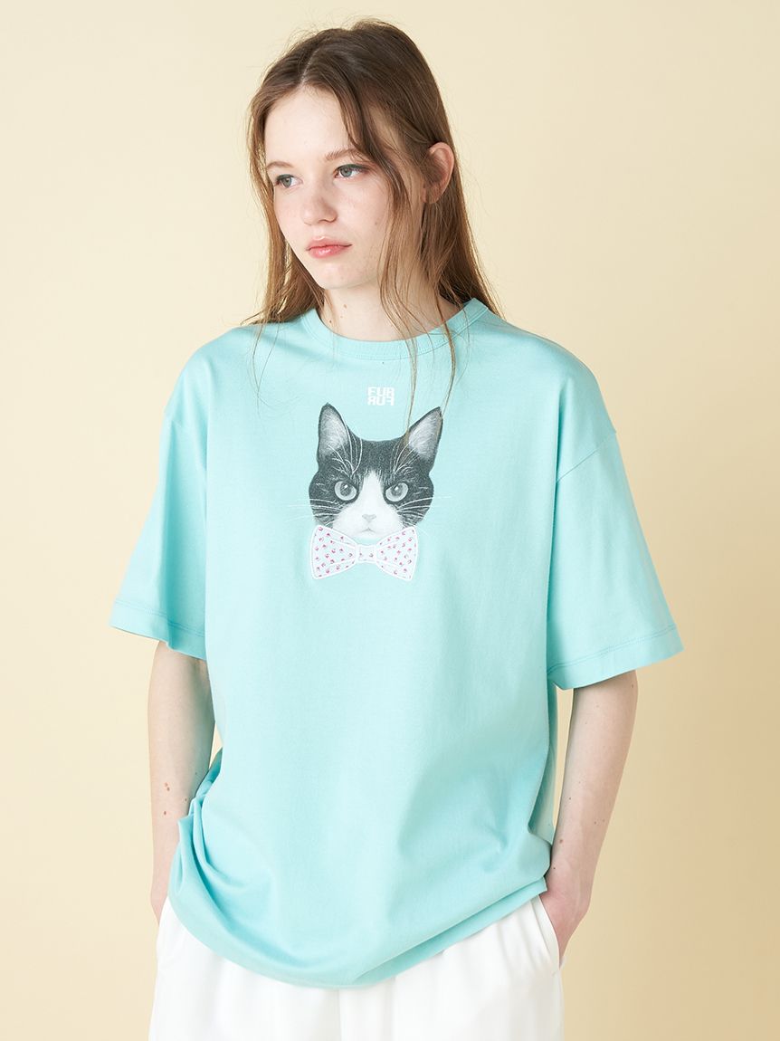 上國料萌衣コラボ】HanaプリントTシャツ（UNISEX）(Tシャツ