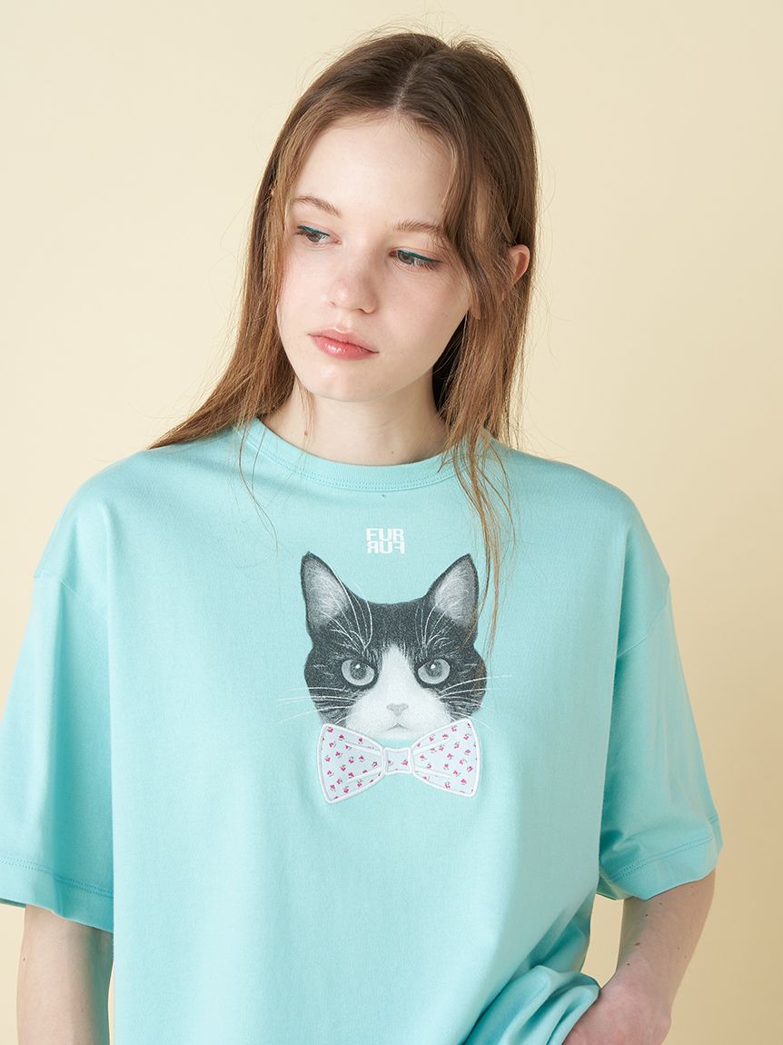 上國料萌衣コラボ】HanaプリントTシャツ（UNISEX）(Tシャツ