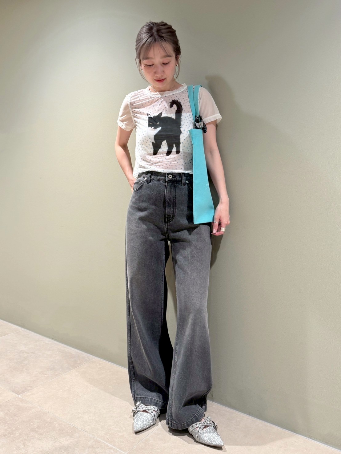 furfur 上國料萌衣コラボTシャツ 上國料萌衣コラボ】カラーポートレートTシャツ（UNISEX