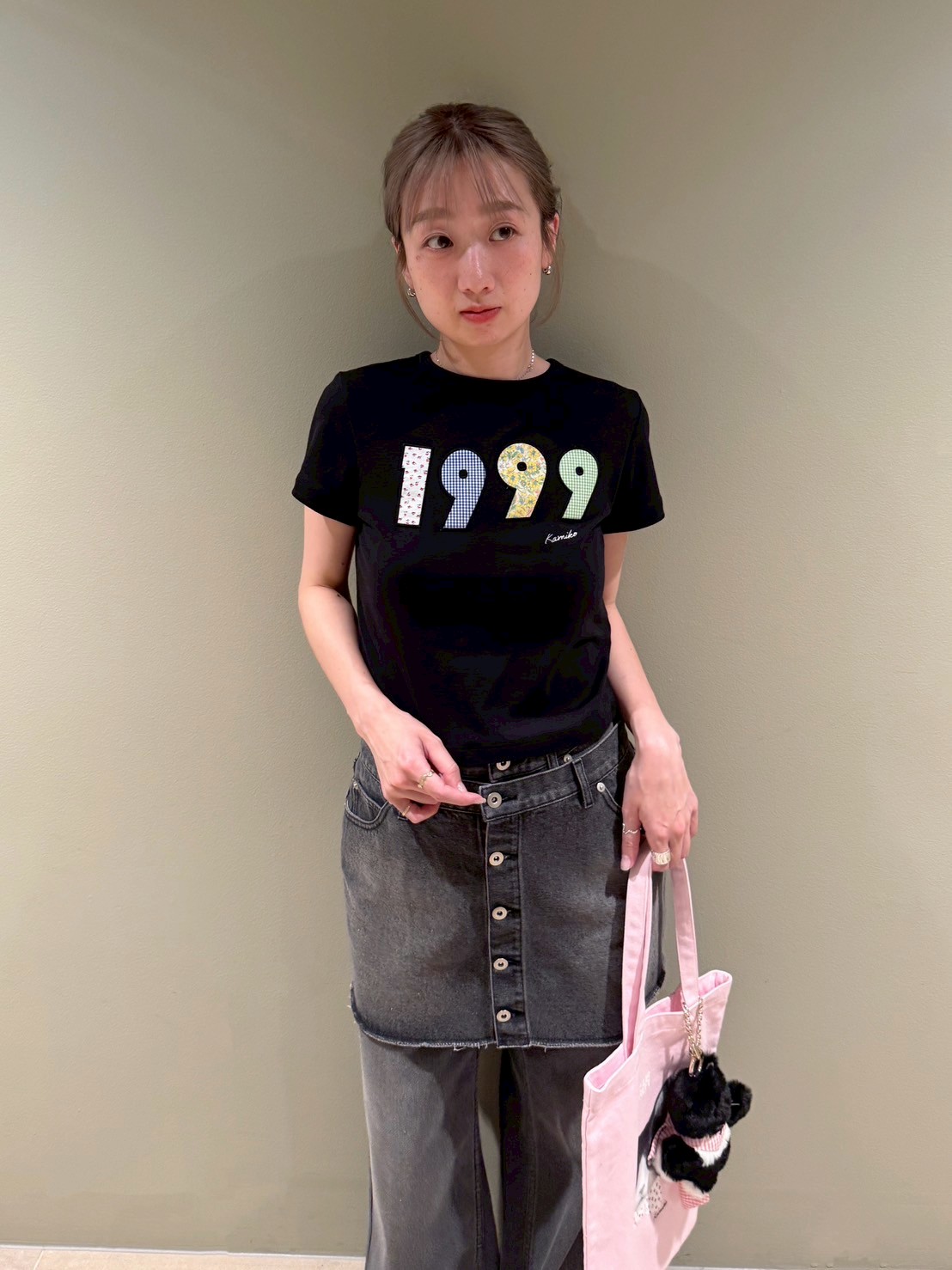 上國料萌衣コラボ】カラーポートレートTシャツ（UNISEX）(T