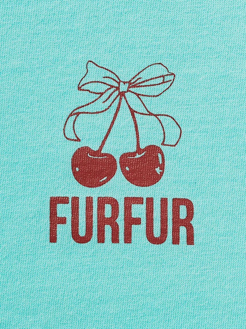 FURFUR 【上國料萌衣コラボ】カラーポートレートTシャツ ホワイト　サイズ2 上國料萌衣コラボ】カラーポートレートTシャツ（UNISEX）(T