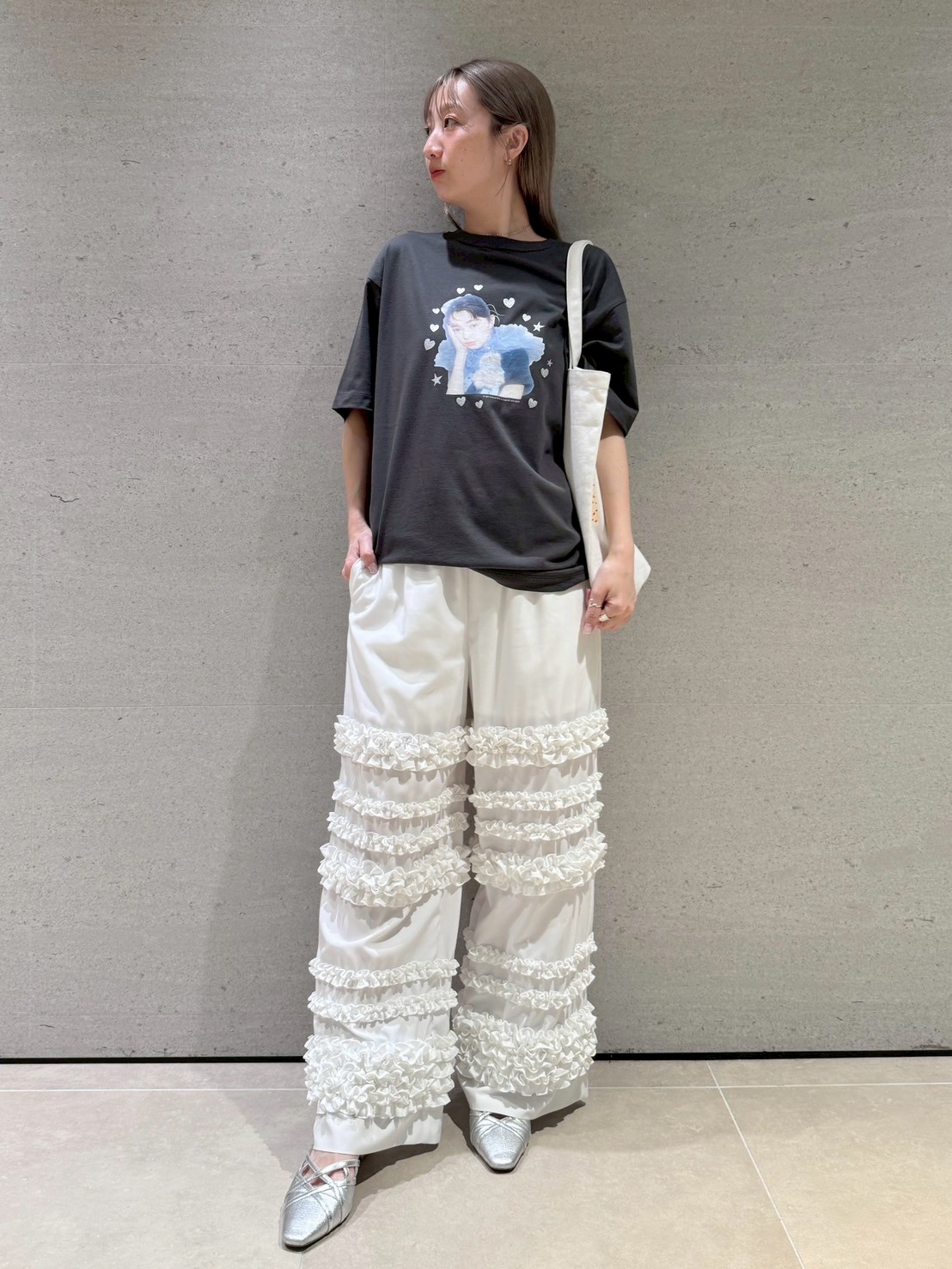 上國料萌衣コラボ】カラーポートレートTシャツ（UNISEX）(Tシャツ