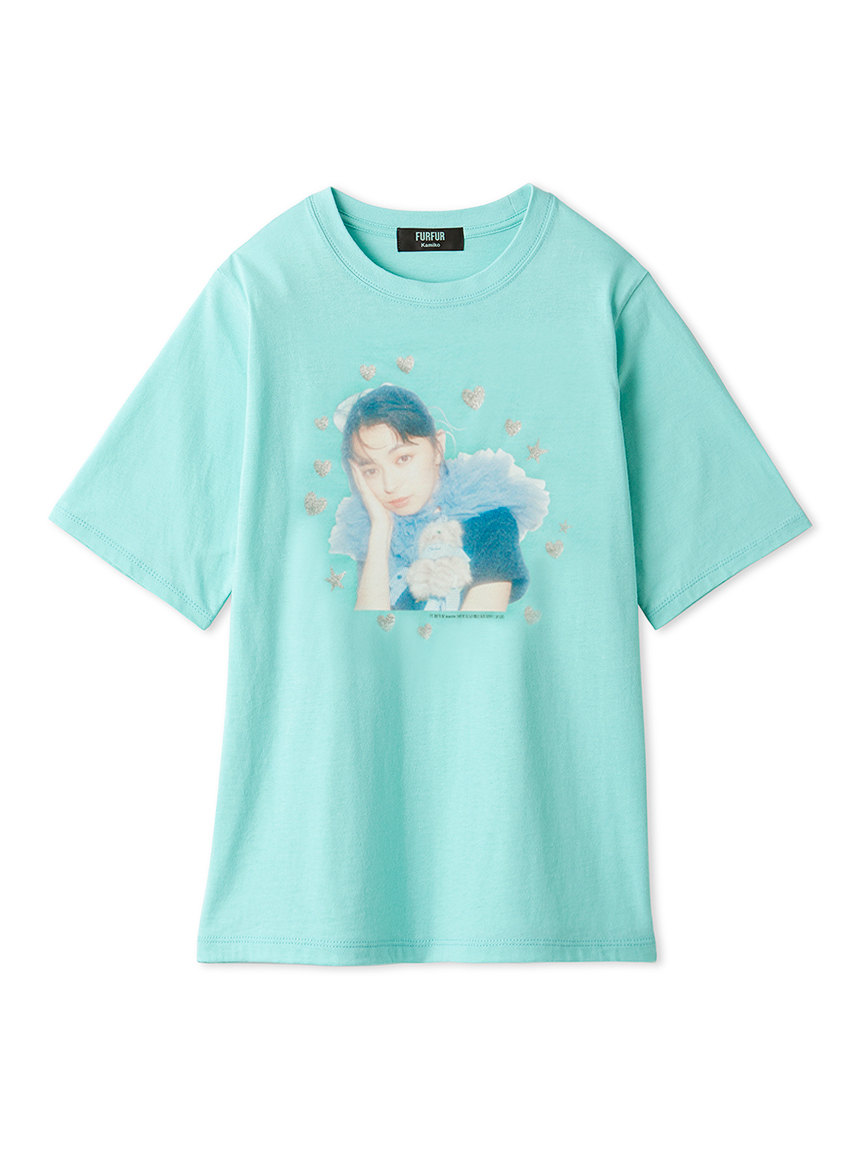 上國料萌衣コラボ】カラーポートレートTシャツ（UNISEX）(T