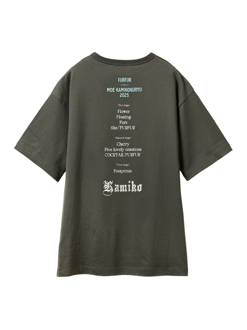 上國料萌衣コラボ】モノクロポートレートメモリアルTシャツ