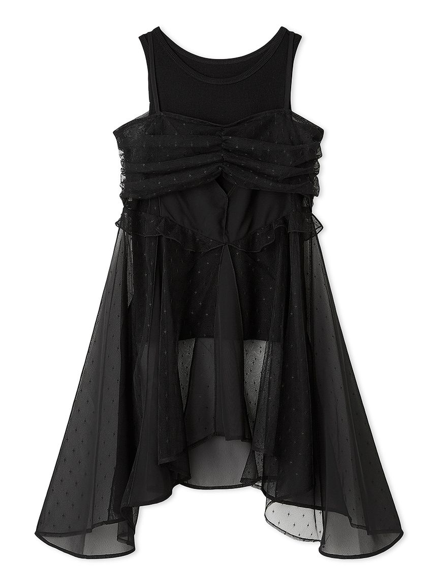 タンクトップSETシアーキャミソール(Tシャツ／カットソー