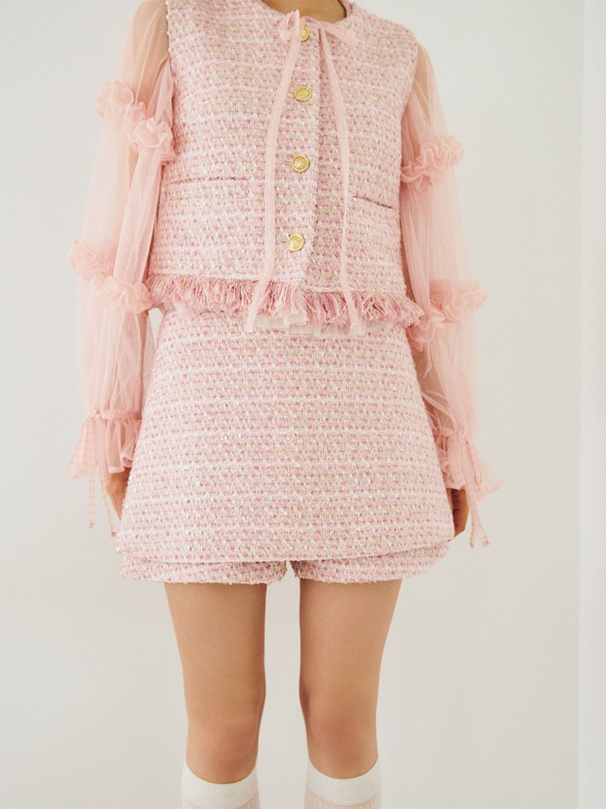 チュールフリルボレロ(Tシャツ／カットソー)｜トップス｜FURFUR