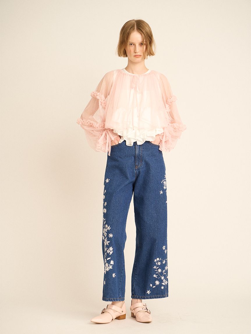 チュールフリルボレロ(Tシャツ／カットソー)｜トップス｜FURFUR