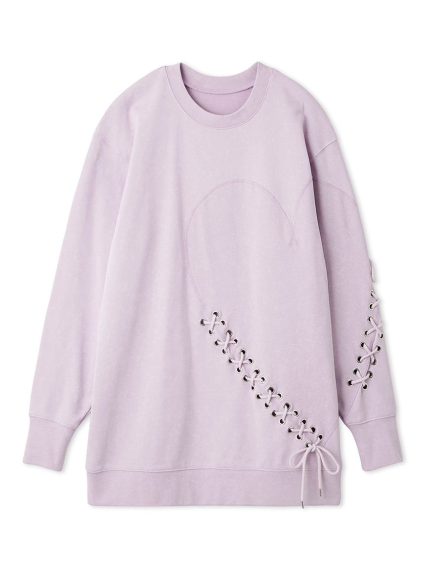 オフィシャルサイト限定カラー】ハートレースアップスウェット