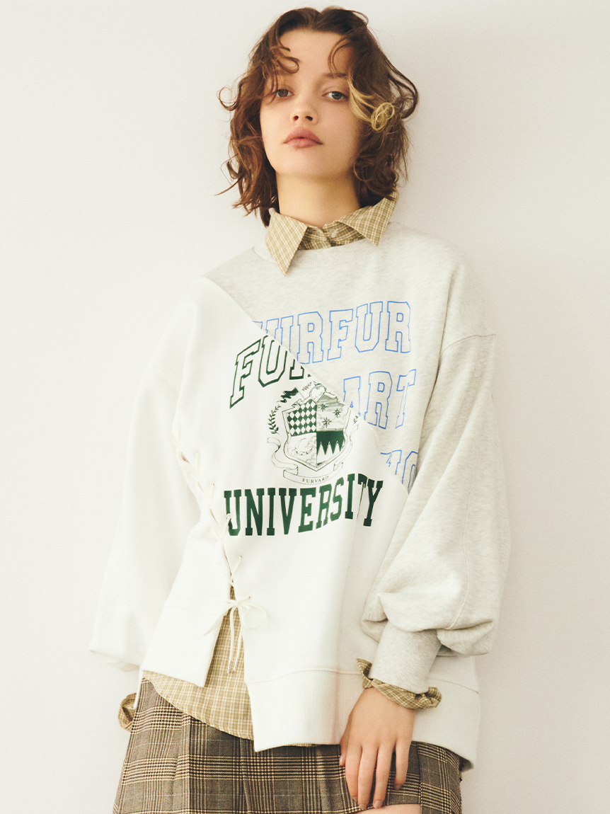 トップス real fur design top リメイクデザインスウェット(スウェット)｜トップス｜FURFUR（ファー