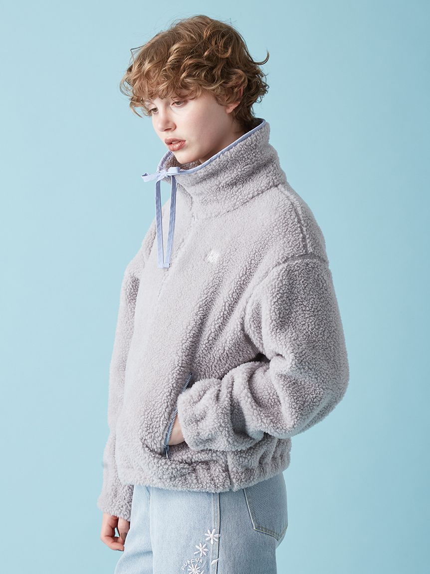 リボンフリースパーカー(カーディガン)｜トップス｜FURFUR（ファー