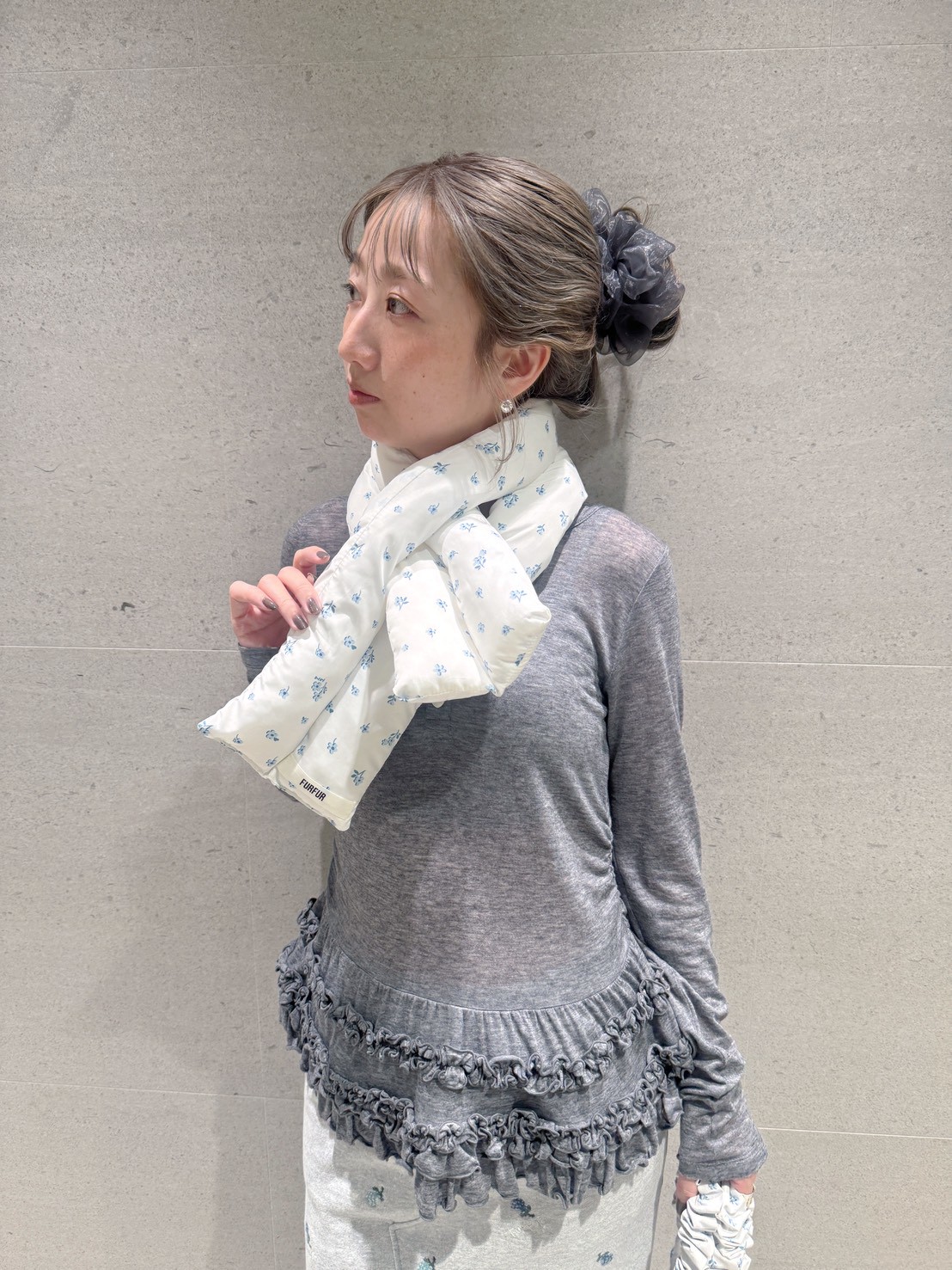 裾フリルジャージートップス(Tシャツ／カットソー)｜トップス