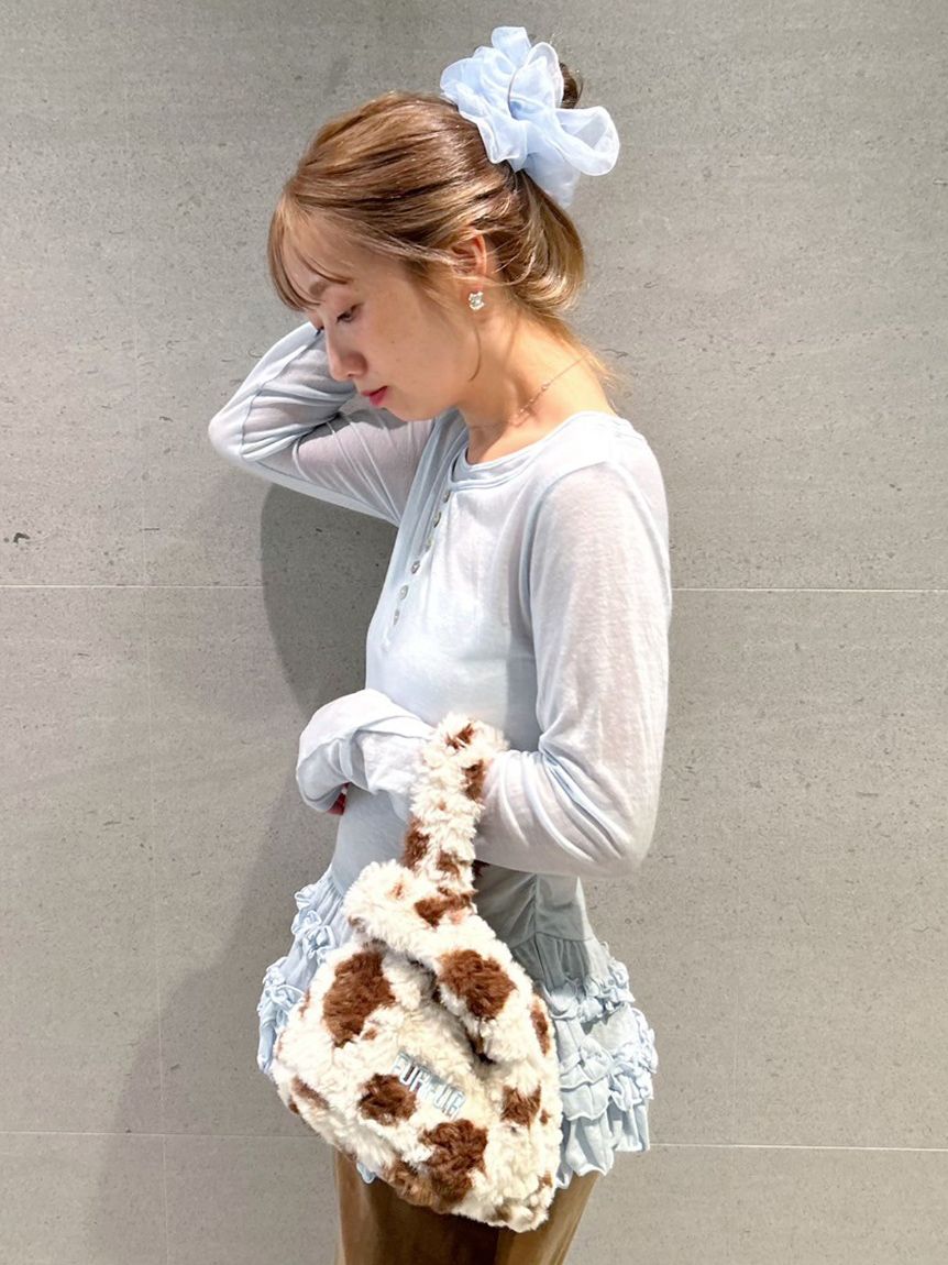 FURFUR 裾フリル ジャージー トップス 裾フリルジャージートップス(Tシャツ／カットソー)｜トップス｜FURFUR