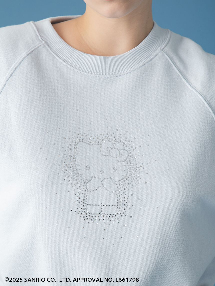 WEB・一部店舗限定カラー】HELLO KITTYクリスタルスウェット