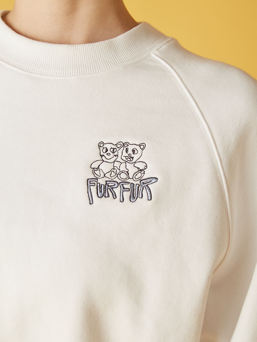 ファニーモチーフ刺繍スウェット(スウェット)｜トップス｜FURFUR